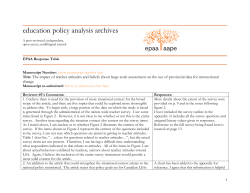 - Education Policy Analysis Archives