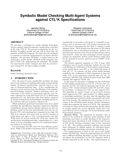 Symbolic Model Checking Multi-Agent Systems