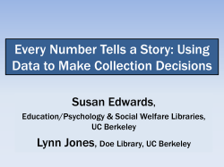 Social Welfare - UC Berkeley Library