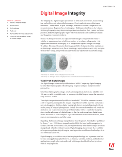 Digital Image Integrity