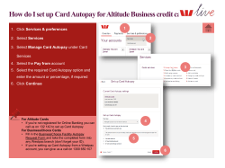 How do I set up Card Autopay for Altitude Business credit