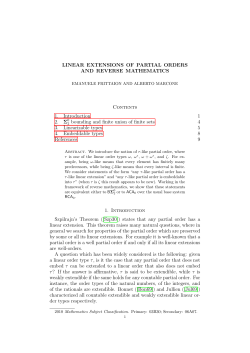 LINEAR EXTENSIONS OF PARTIAL ORDERS AND REVERSE