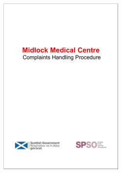 Complaints Handling Procedure