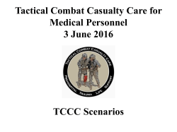 0203PP05 TCCC Scenarios 120817 - Special Operations Medical