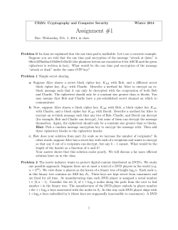Assignment #1