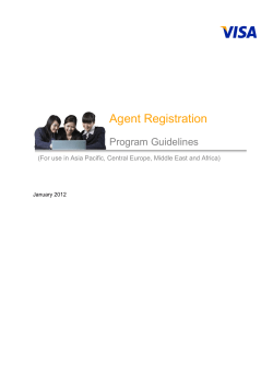 Agent Registration Guidelines