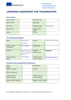 exceptional major changes to the original learning