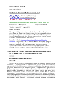 “expert system” design