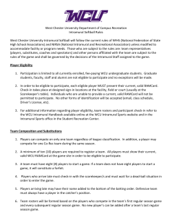 Softball - West Chester University