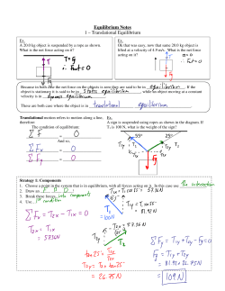 Notes - 1 - Translational Equilibrium KEY.jnt