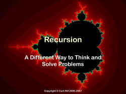 20 int f = factorial(4)