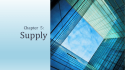 Chapter 5-supply - Digital Commons @ Trinity