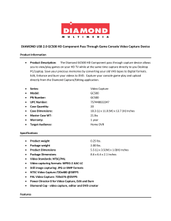 DIAMOND USB 2.0 GC500 HD Component Pass Through Game