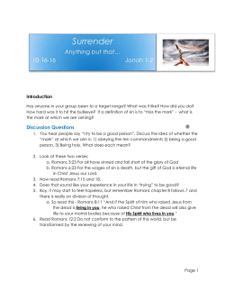 Notes - Ovid Community Church