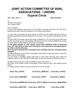 Joint Action committee should be formed at SSA levels with District