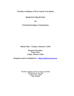 Professional Employer Organization