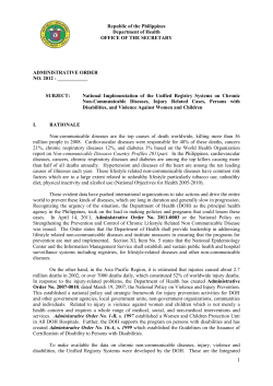 National Implementation of the Unified Registry Systems on