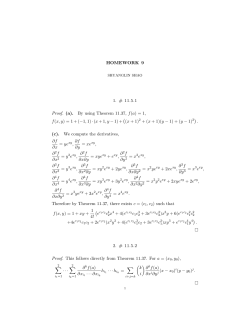 HOMEWORK 9 1. # 11.5.1 Proof. (a). By using Theorem 11.37, f(a)