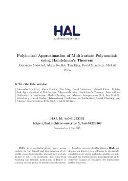 Polyhedral Approximation of Multivariate Polynomials using