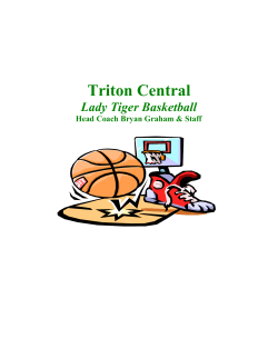 Lady Tiger Basketball Plan