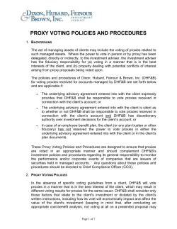 set forth below are model procedures