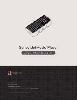 Sansa® slotMusic™ Player