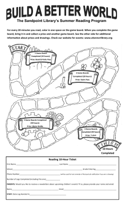The Sandpoint Library`s Summer Reading Program