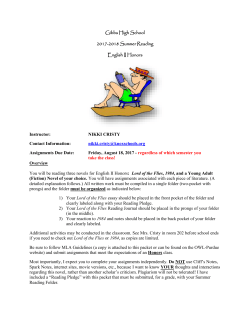 English 10 Honors - Knox County Schools