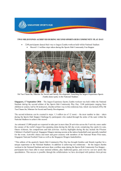 TWO MILESTONES ACHIEVED DURING SECOND SPORTS HUB