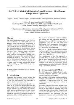 GAPILib - A Modelica Library for Model Parameter