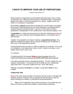 Preposition Summary-MG 20110403