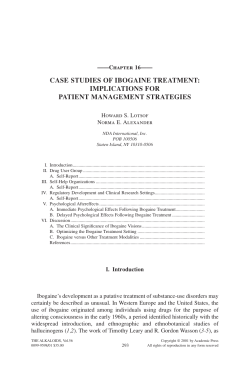 case studies of ibogaine treatment: implications for patient