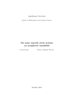 On some smooth circle actions on symplectic manifolds