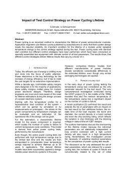 Impact of Test Control Strategy on Power Cycling - All