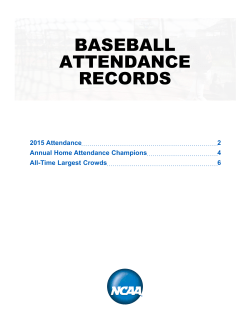 baseball attendance records
