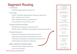 Segment Routing