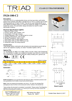 FS24-100-C2 - All Categories On Triad Magnetics