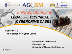 bridging barriers: legal and technical of