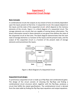 Sequential Circuit Design