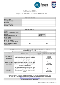 NCFL Playing Under Protest Form - Team 19