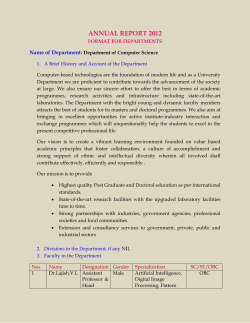 Computer Science - University of Calicut