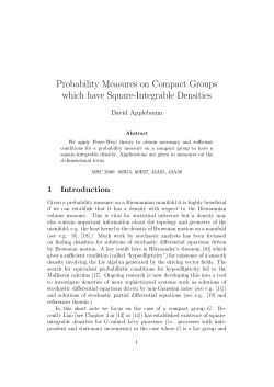 Probability Measures on Compact Groups which have Square