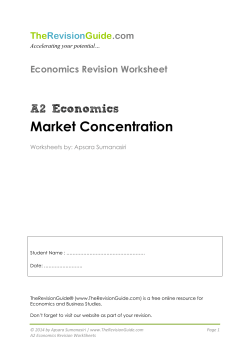 Market Concentration