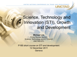 STI capabilities, innovation and development