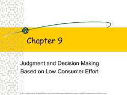 Criteria for Development of Message Ideas