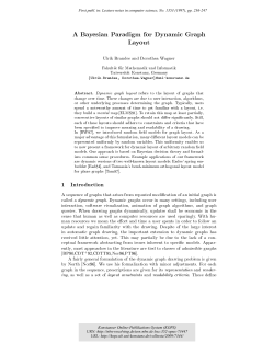 A Bayesian Paradigm for Dynamic Graph Layout