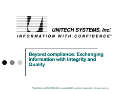 Exchanging Information with Integrity