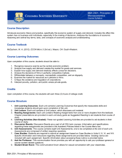 Course Description Course Textbook Course Learning