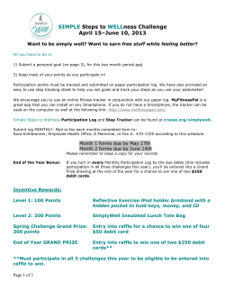Participation Point System
