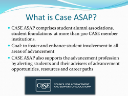 Case ASAP District 1 Conference February 28th &ndash; March 1st